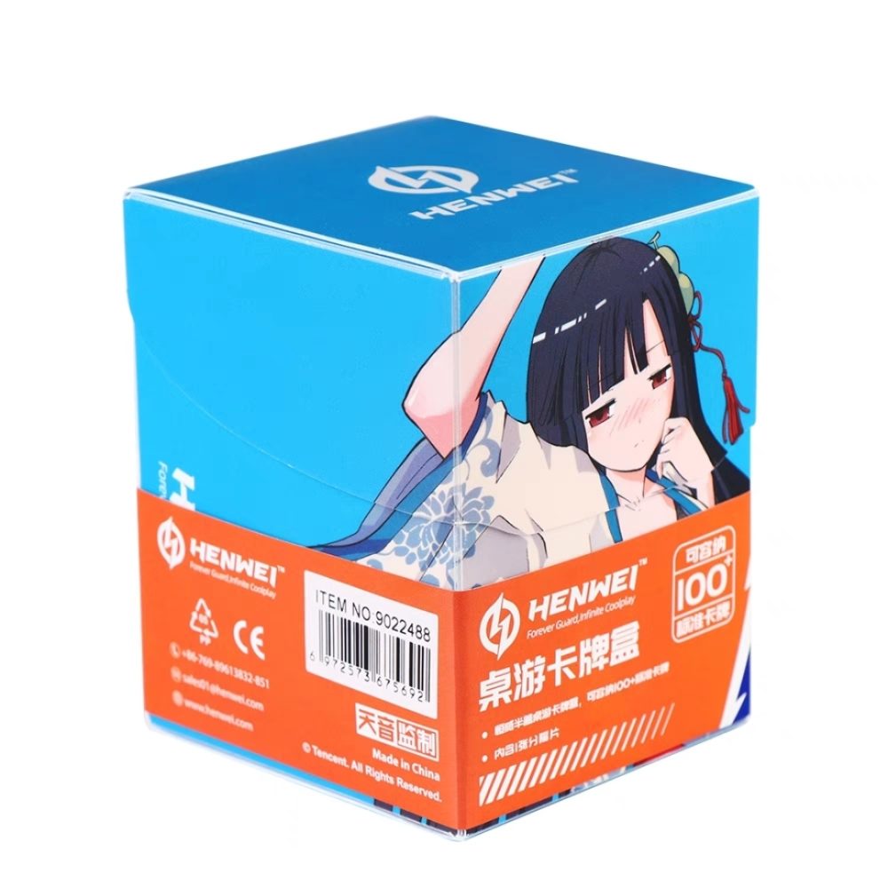 Henwei Anime Deck Box - Blue (100x)