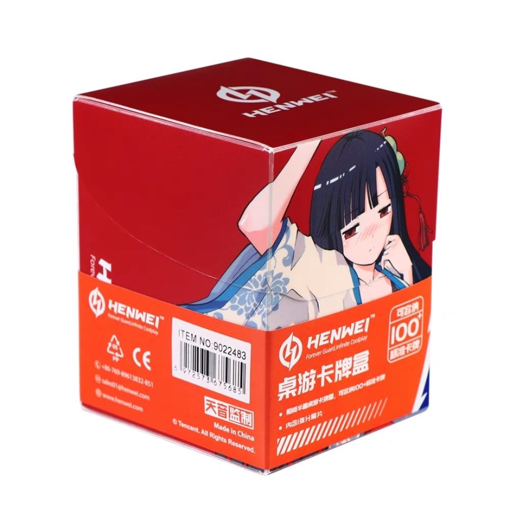Henwei Anime Deck Box - Red (100x)