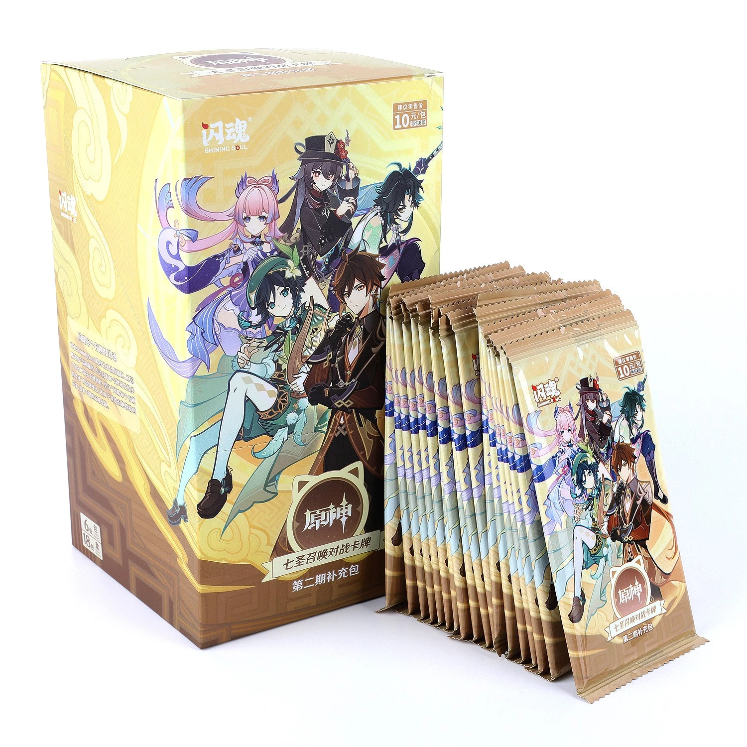 Genshin Impact GCG-BD-02 - Booster Pack - 6 Cards