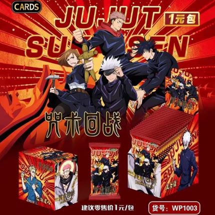 Anime - Jujutsu Kaisen WP1003 - Booster Pack - Cards
