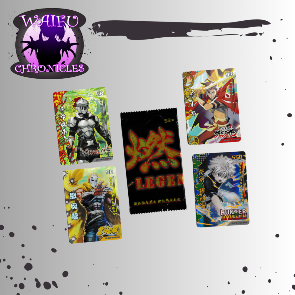 Anime - Fire Legends - Booster Pack - 4 Cards